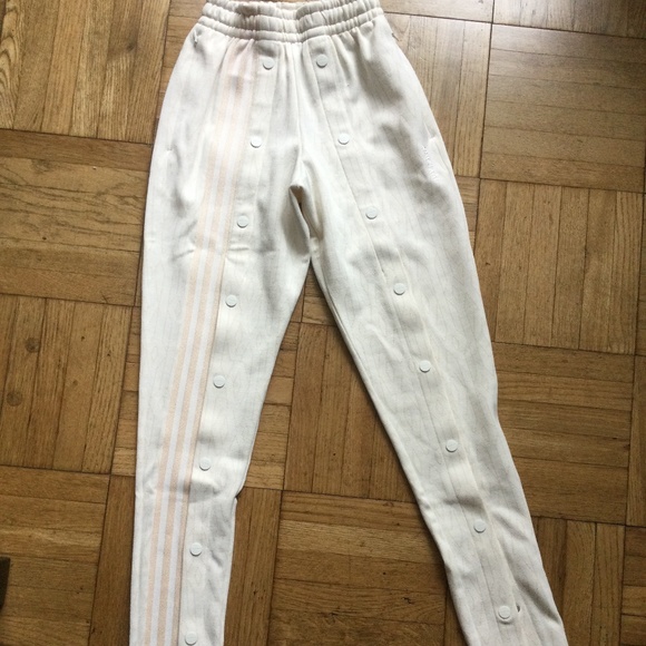 ADIDAS X IVY PARK MONOGRAM TRACK PANTS- CORE WHITE NWT - Picture 1 of 10